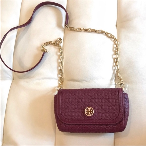 Tory Burch Bags New Tory Burch Maroon Crossbody Poshmark